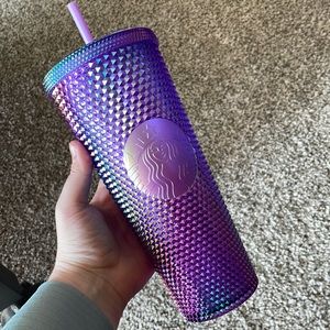 Starbucks Purple Oil Slick Studded Tumbler